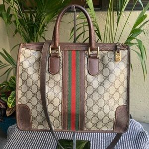 🔥GUCCI 60s 2-Way Tote